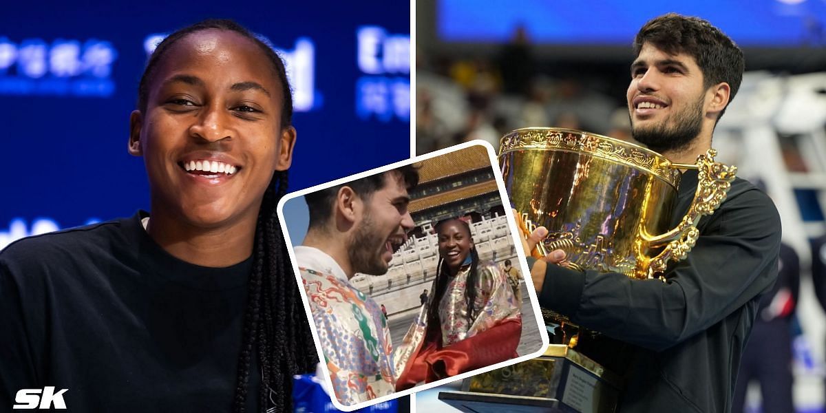 Coco Gauff hoping to join Carlos Alcaraz on Champion