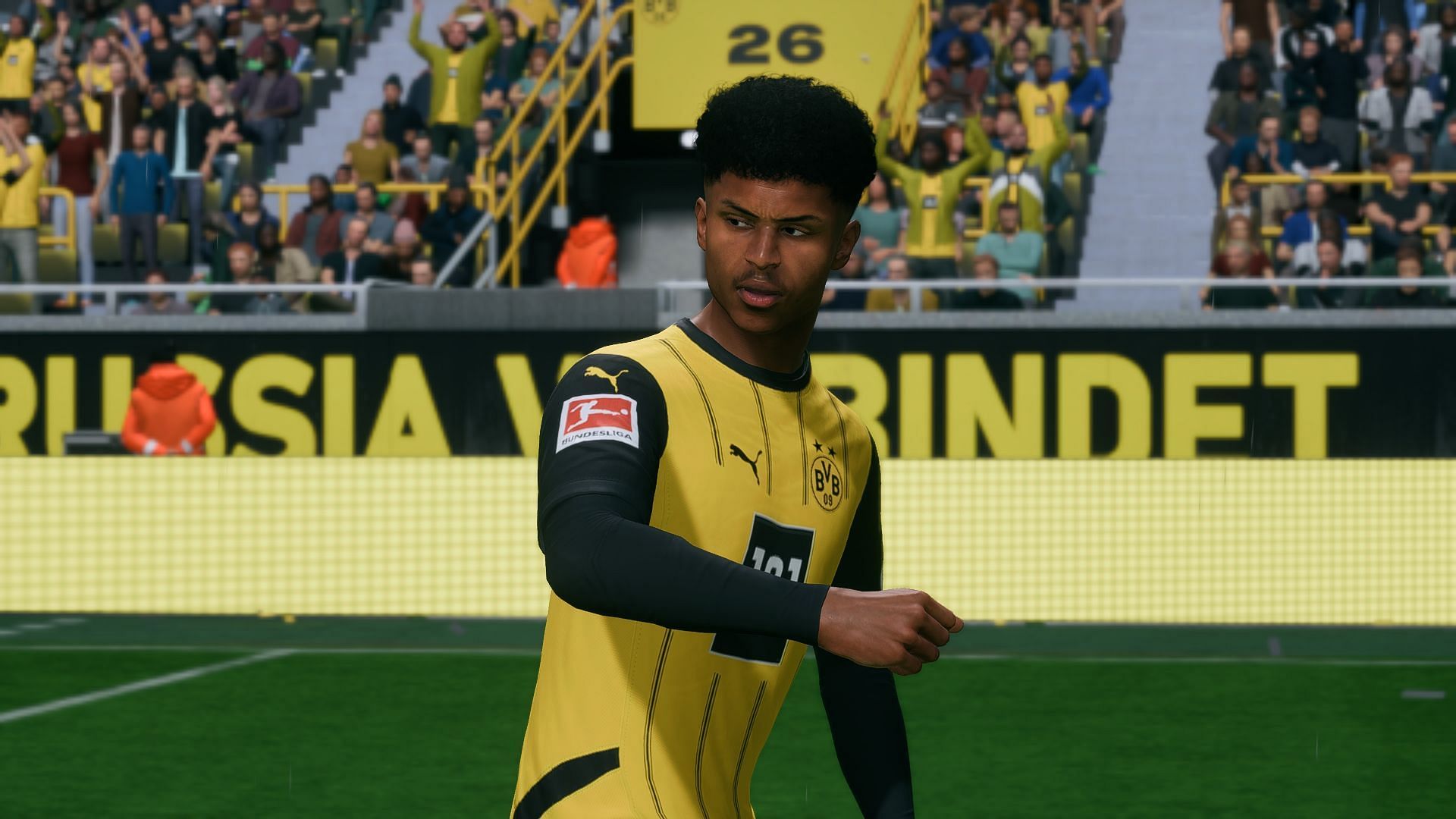 Karim Adeyemi in Dortmund's jersey (Image via EA Sports)