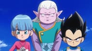 Bulma, Kibito, and Vegeta as kids (Image via Toei Animation).