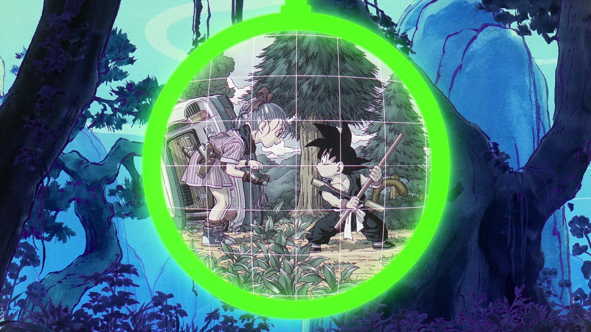 Bulma and Goku&#039;s first encounter as portrayed in Daima (Image via Toei Animation).