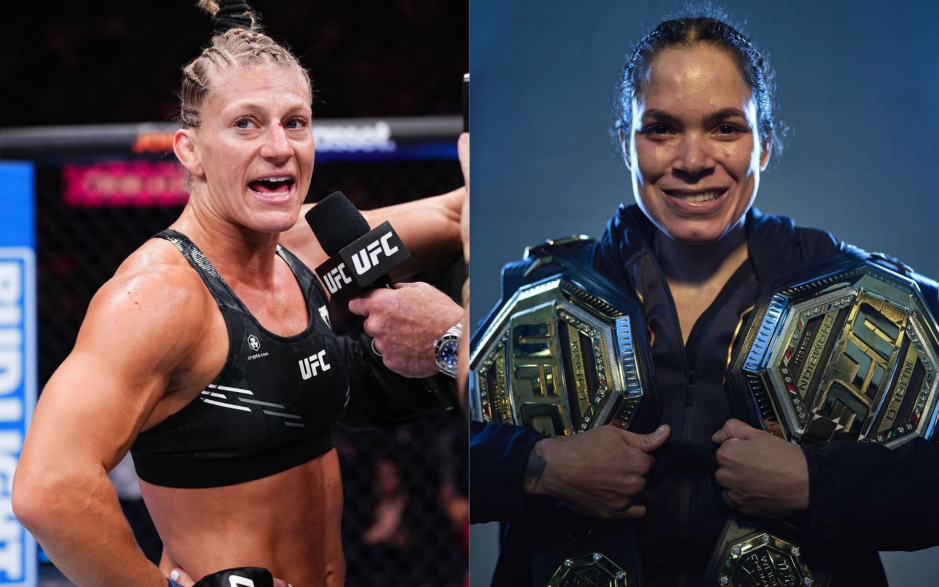 Kayla Harrison discusses whether she has beef with Amanda Nunes [Image courtesy: Getty Images]