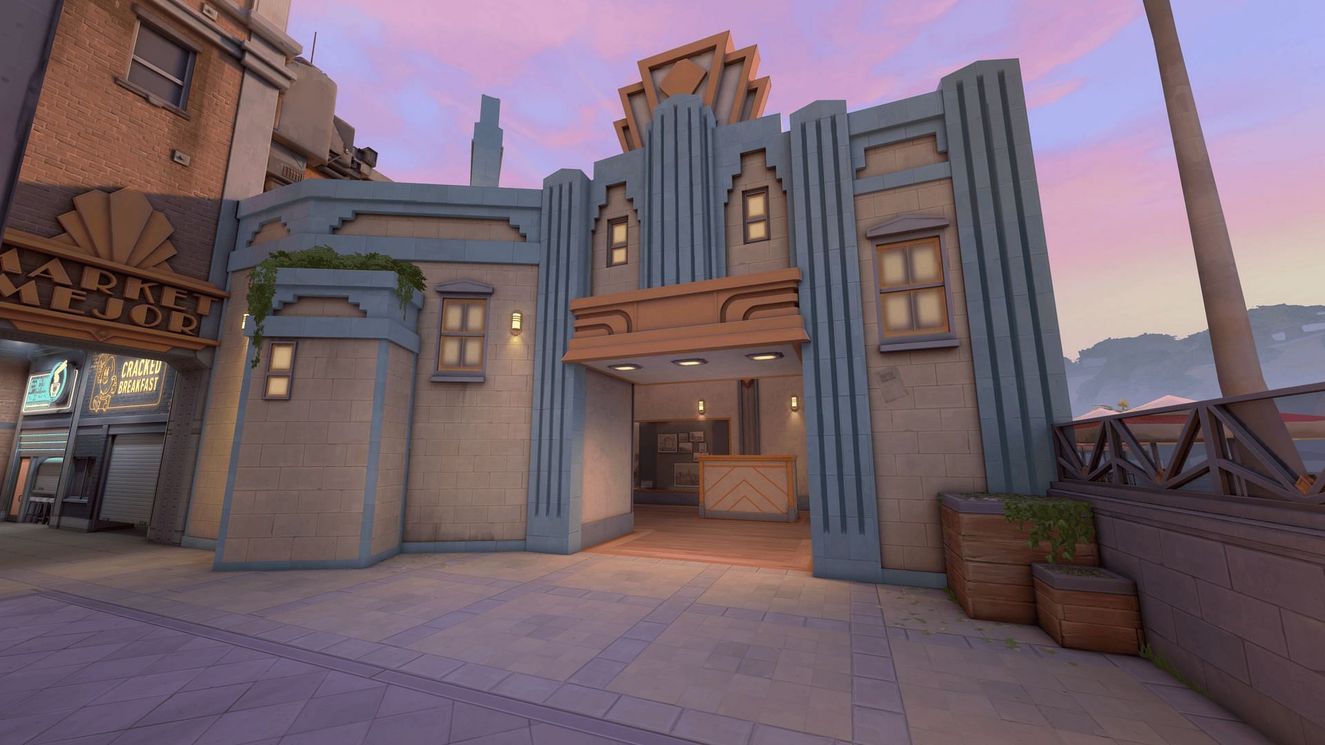 B Main Exterior Before changes (Image via Riot Games)