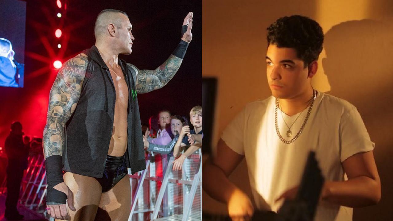 Randy Orton and his stepson (via WWE