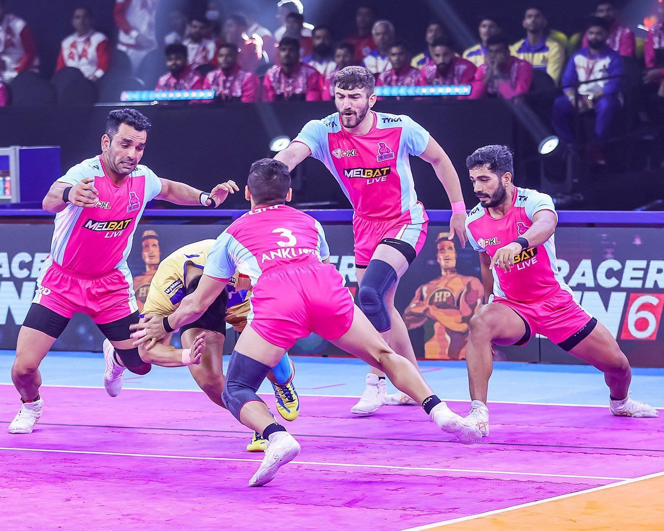 यू मुंबा vs जयपुर पिंक पैंथर्स (Photo Credit- @JaipurPanthers)