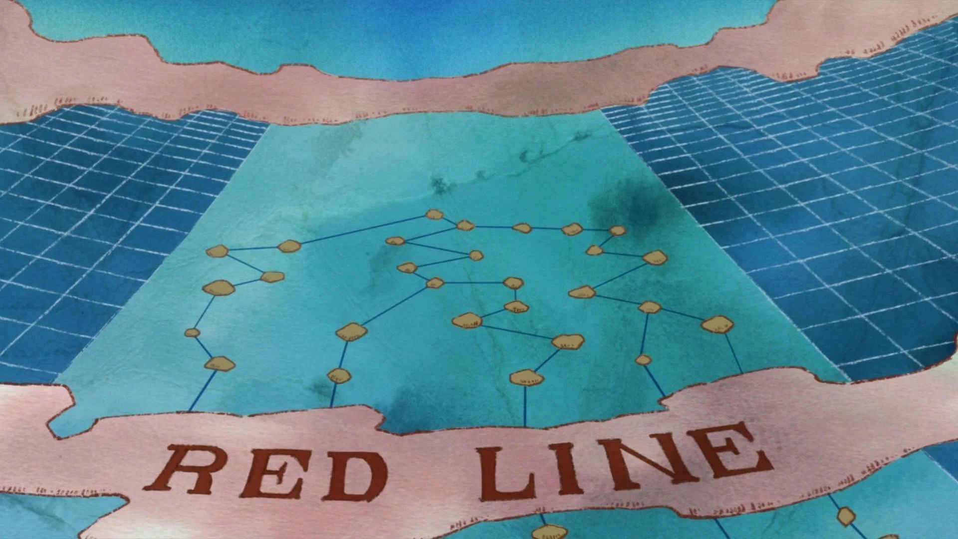 Map of a part of the One Piece world (Image via Toei Animation)