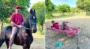 [In Pictures] Ravindra Jadeja spends quality time at his farmhouse ahead of IND vs NZ Test series