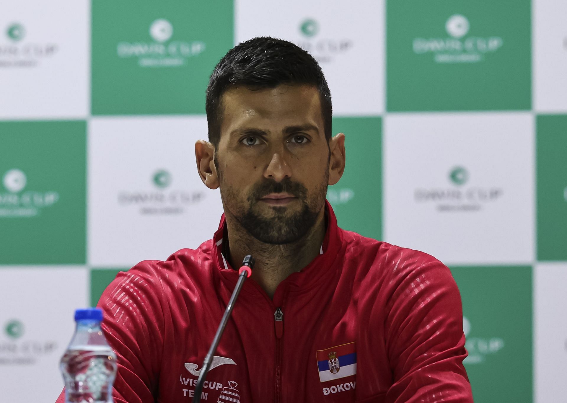 Novak Djokovic pictured at the 2024 Davis Cup | Image Source: Getty