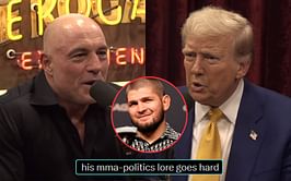"Conor drunken tweet incoming" - Fans react to Donald Trump calling Joe Rogan "a Khabib person" on latest JRE episode