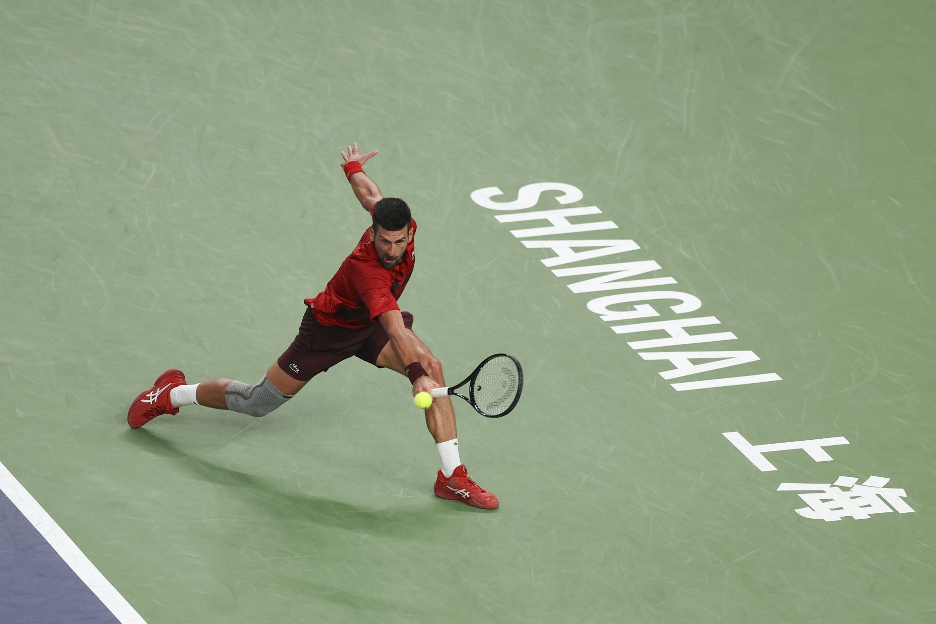 Novak Djokovic will face Jannik Sinner in the Shanghai Masters final. (Source: Getty)