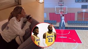Watch: LeBron James' wife Savannah James finally sinks a dunk using Bronny in NBA 2K after series of missed shots
