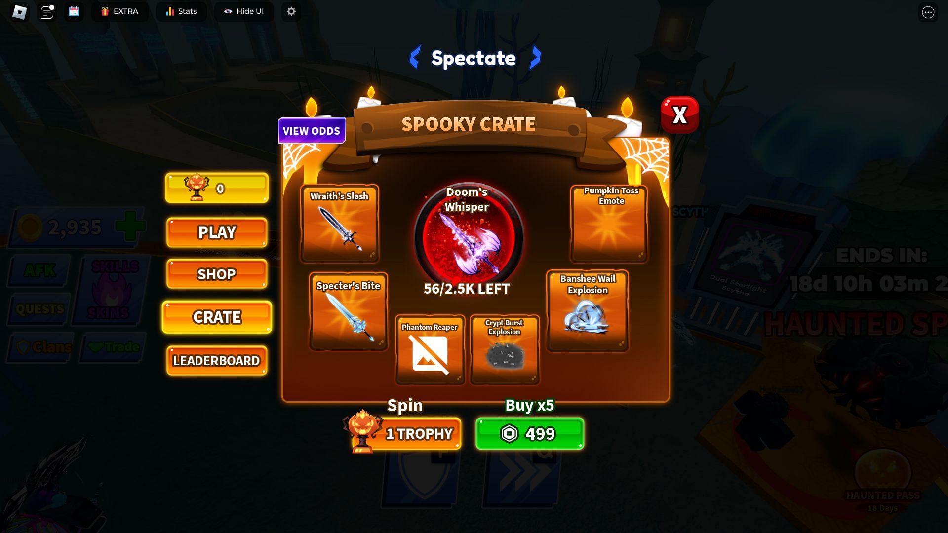 The Spooky Crate (Image via Roblox)