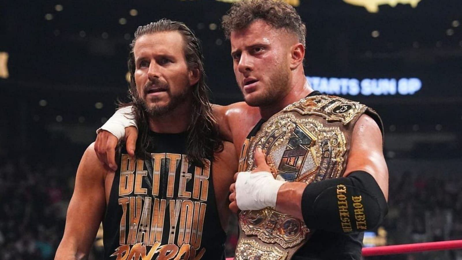 MJF and Adam Cole were good friends in 2023 [Image Credit: star