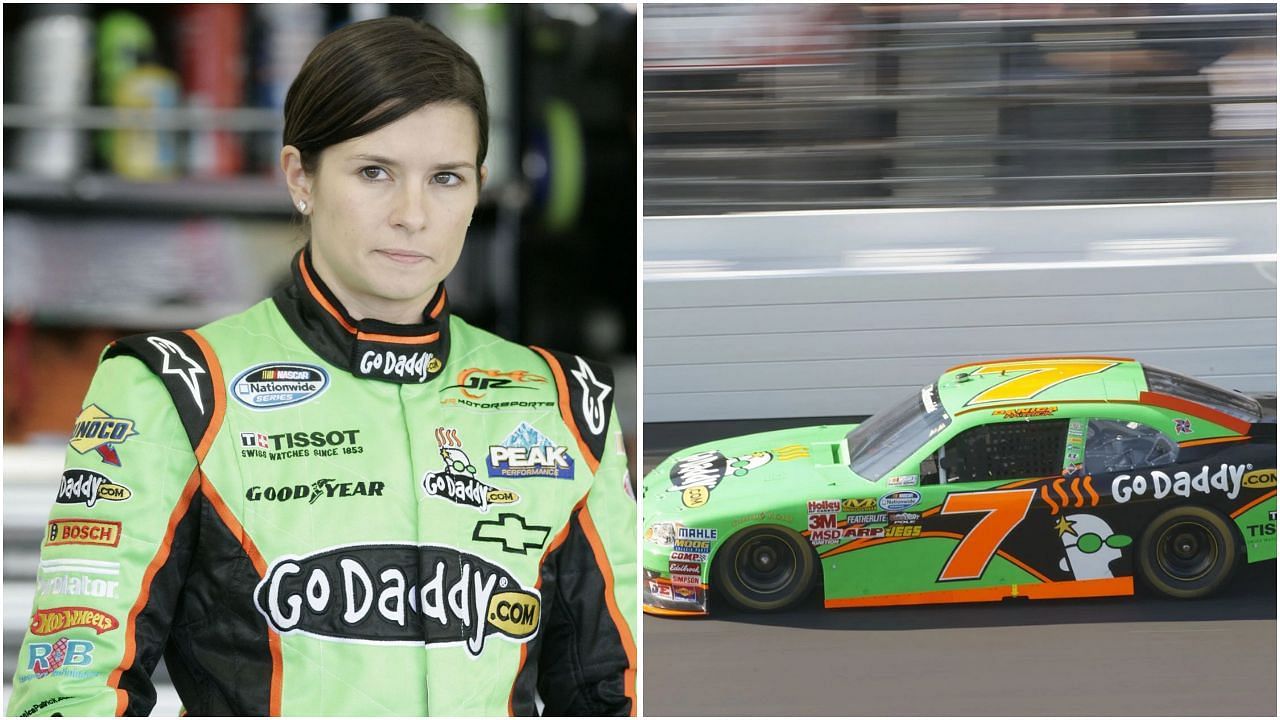 Danica Patrick and her historical Xfinity Series race results (Getty Images)