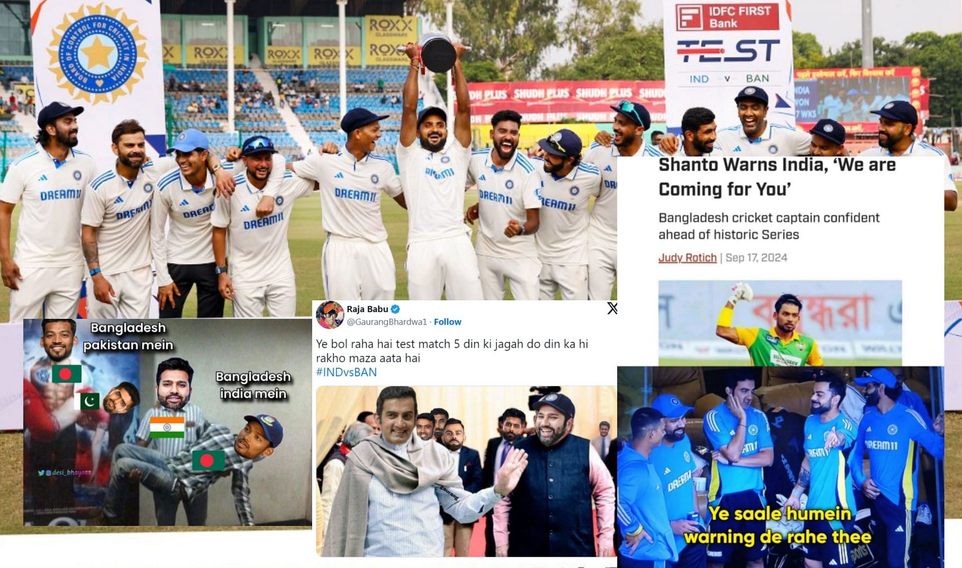 Fans react after India