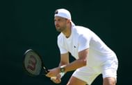 Grigor Dimitrov at Wimbledon 2024. (Photo: Getty)