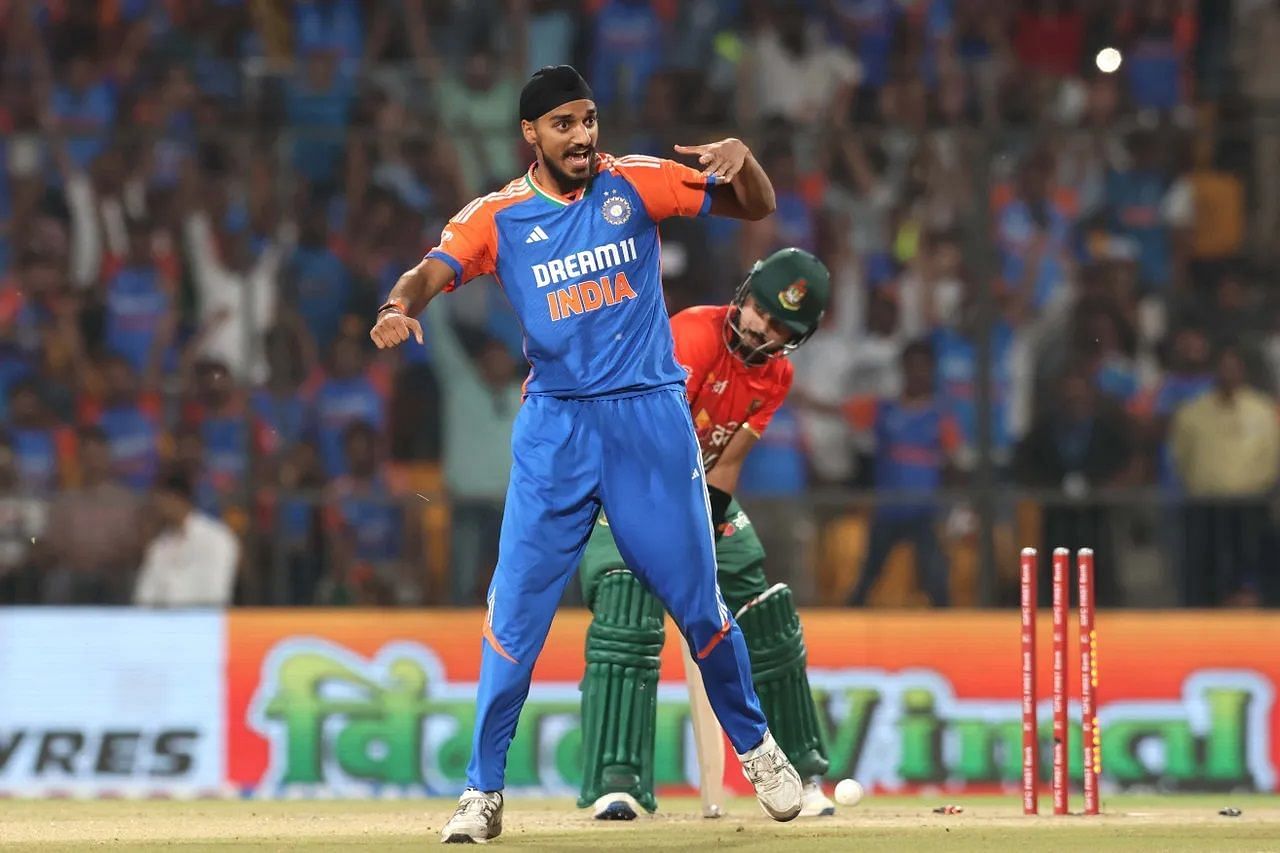 Arshdeep Singh picked up three wickets in the first T20I against Bangladesh. [P/C: BCCI]