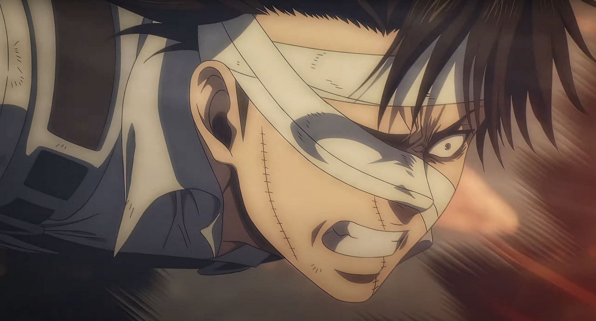 Levi as seen in anime (Image via MAPPA)