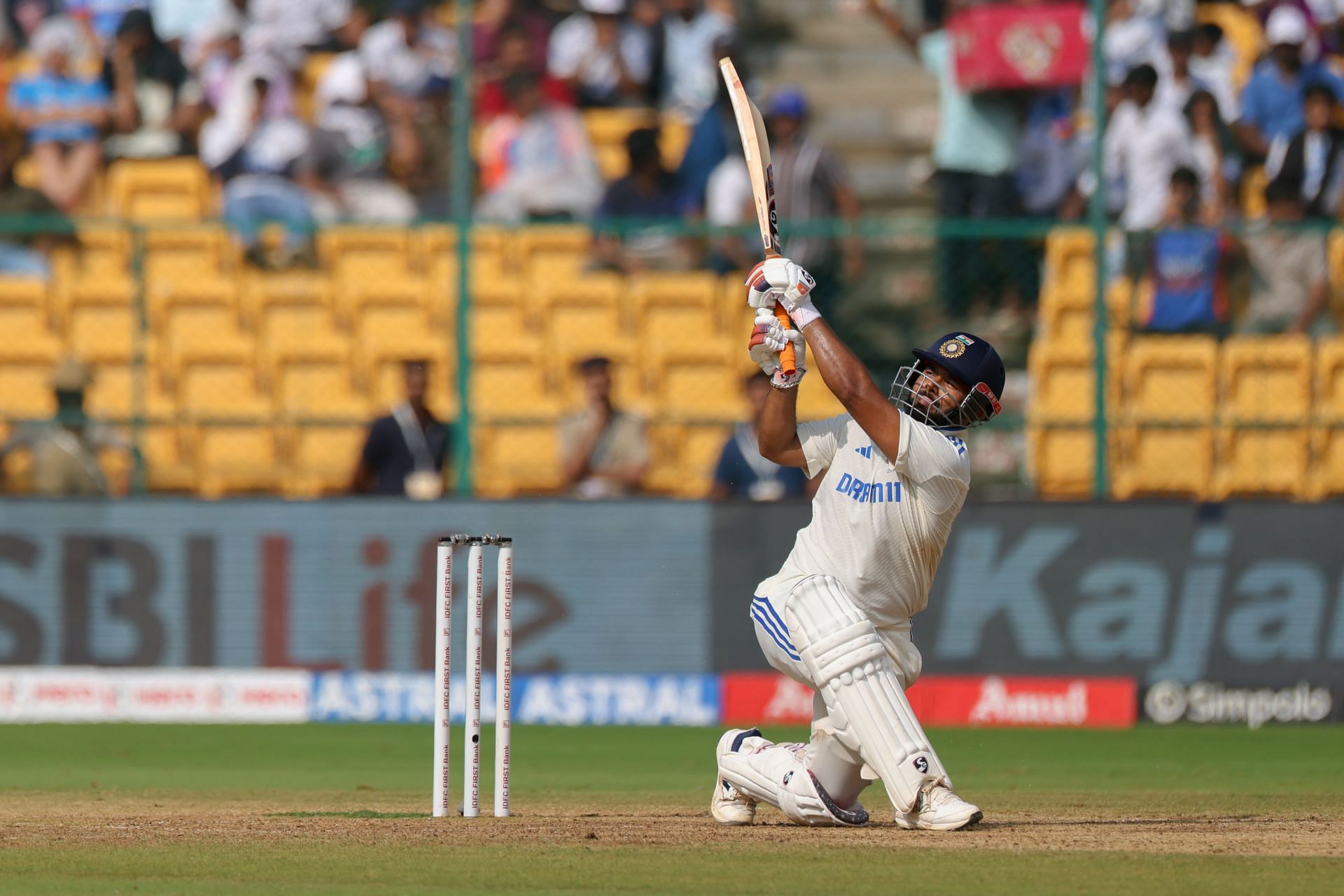 Rishabh Pant struck nine fours and five sixes during his 99-run knock. [P/C: Getty]