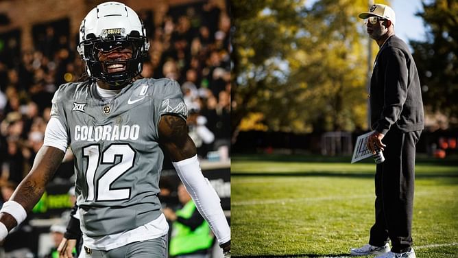 "I needed some shoes bruh" - Travis Hunter pleads his innocence after being caught red-handed by Coach Prime