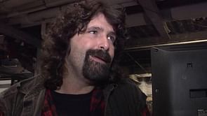 Mick Foley makes an announcement; asks for help