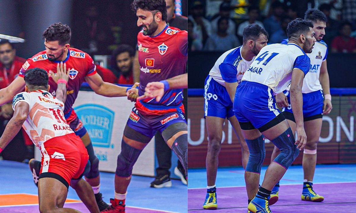 पीकेएल में आज होंगे रोमांचक मुकाबले (Photo Credit - @GujaratGiants/@tamilthalaivas)