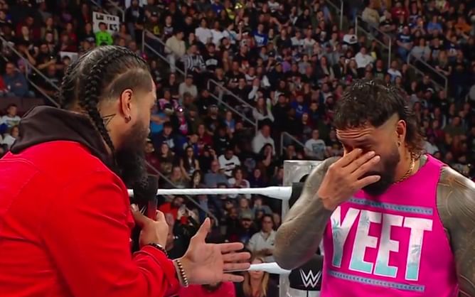Jimmy Uso makes a big offer to Jey Uso on RAW ahead of Bloodline reunion