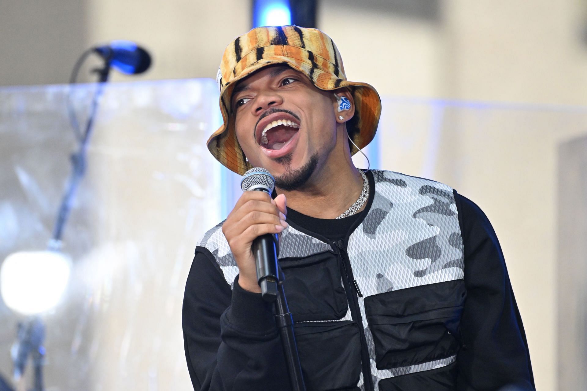 Chance the Rapper at the Celebrity Sightings In New York City (Image via Getty)