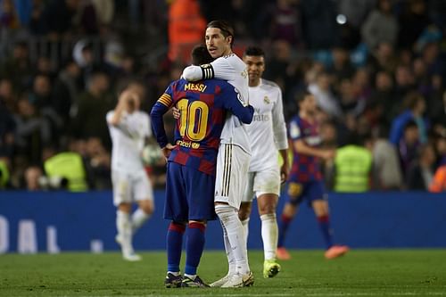 Messi and Sergio Ramos - Source: Getty