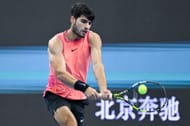 Alcaraz in action at the China Open (Image Source: Getty)