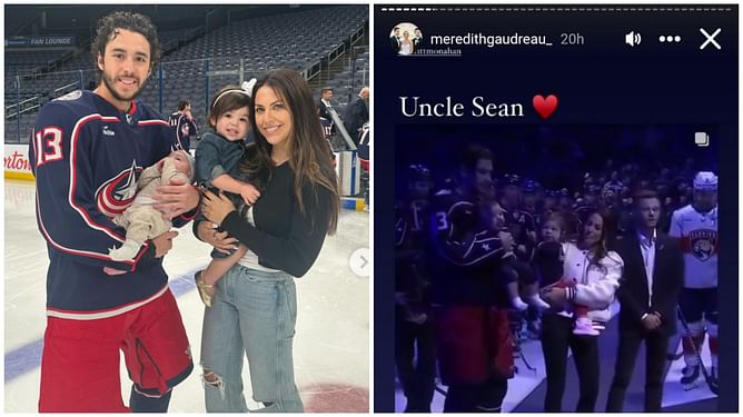 Johnny Gaudreau's widow Meredith pens emotional message for Sean Monahan's support towards her family