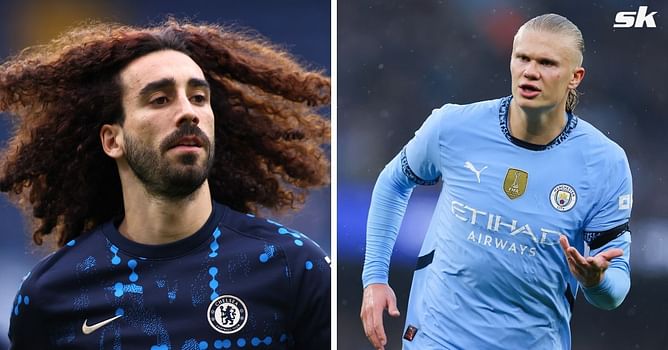Chelsea star Cucurella shares feelings on Erling Haaland calling him ‘funny man’ after pushing him over before scoring following chant controversy