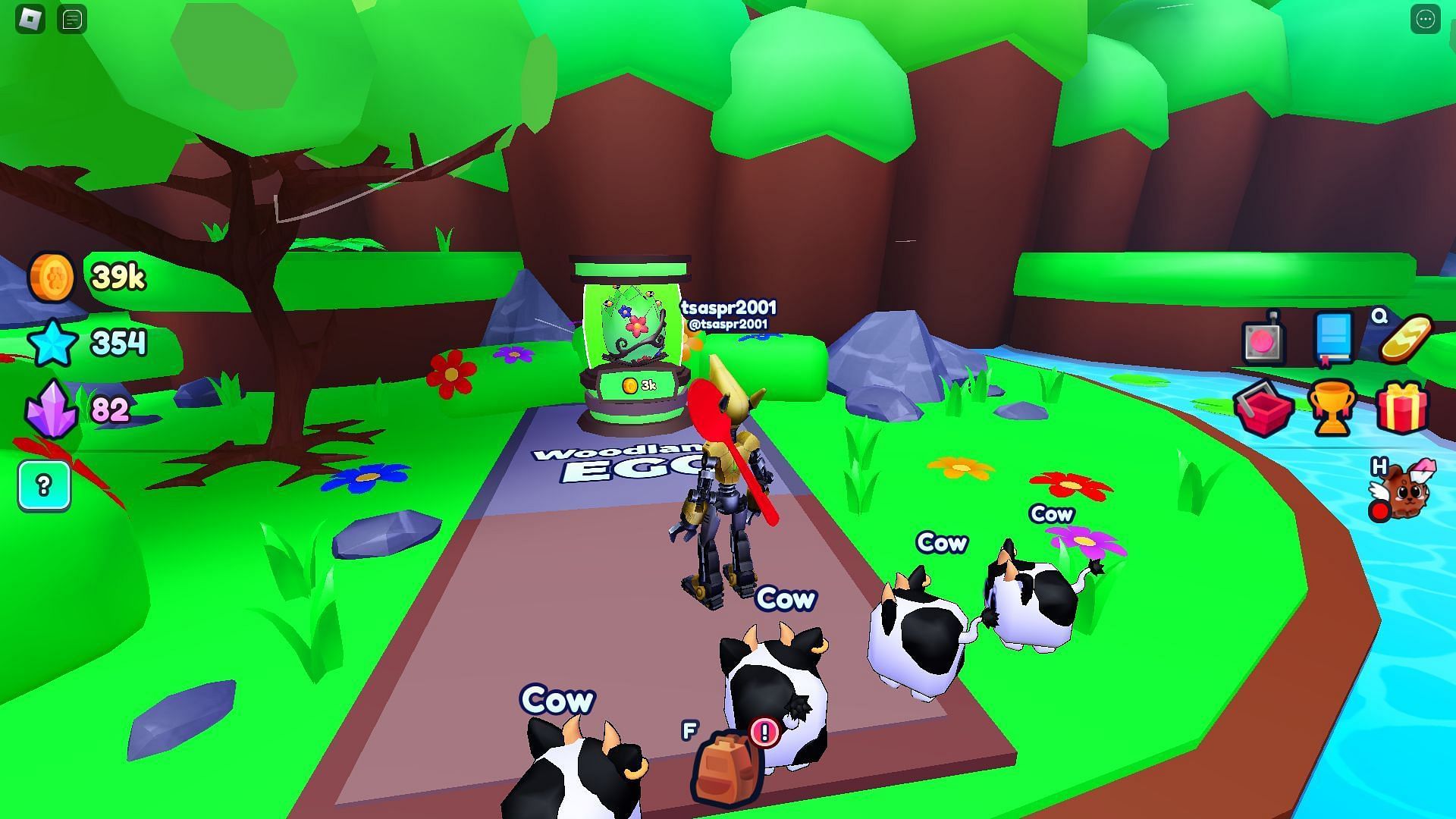 Unlock new pets using Coins (Image via Roblox)