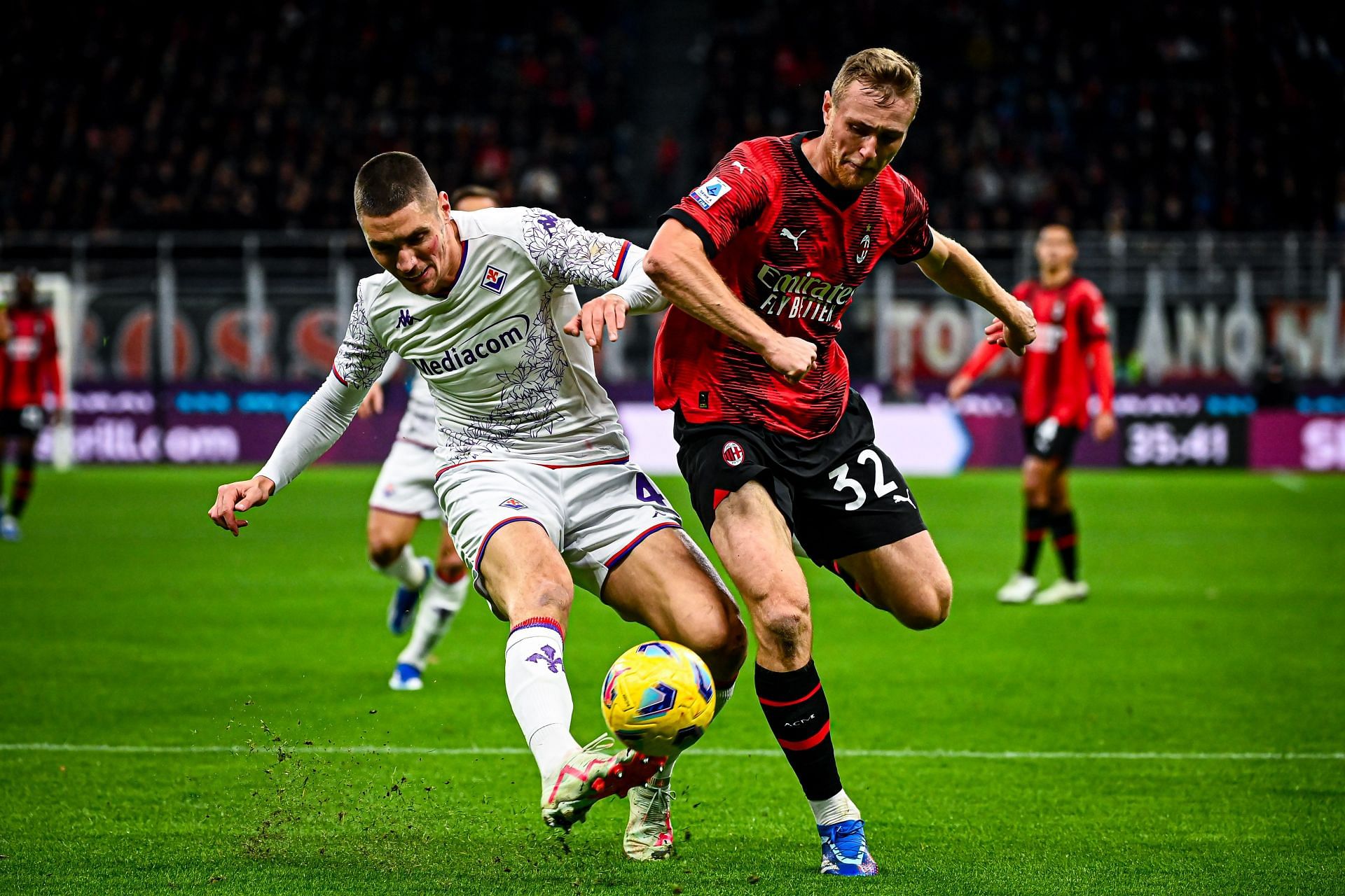 Italian Serie A football match AC Milan vs Fiorentina in Milan, Italy - Source: Getty