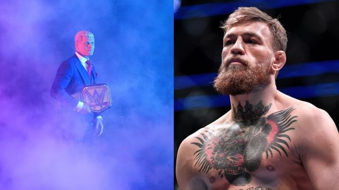 Cody Rhodes sends a one-word message to Conor McGregor