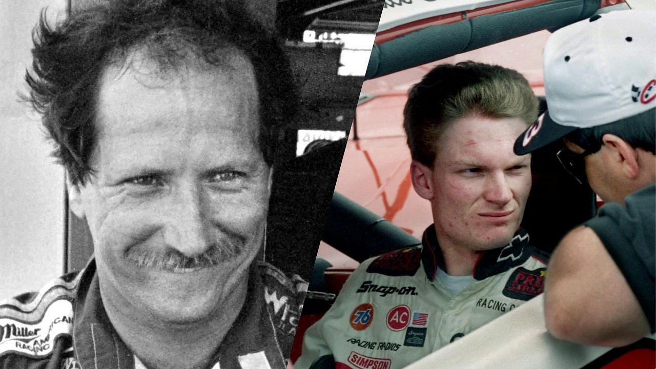 Dale Earnhardt Sr. (L) and son, Dale Earnhardt Jr. (R) (Source: Getty,Imagn)