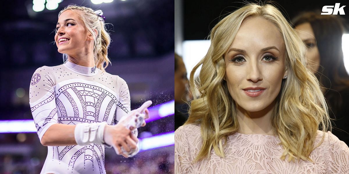 Olivia Dunne opens up on taking inspiration from Nastia Liukin. (Images by Getty)