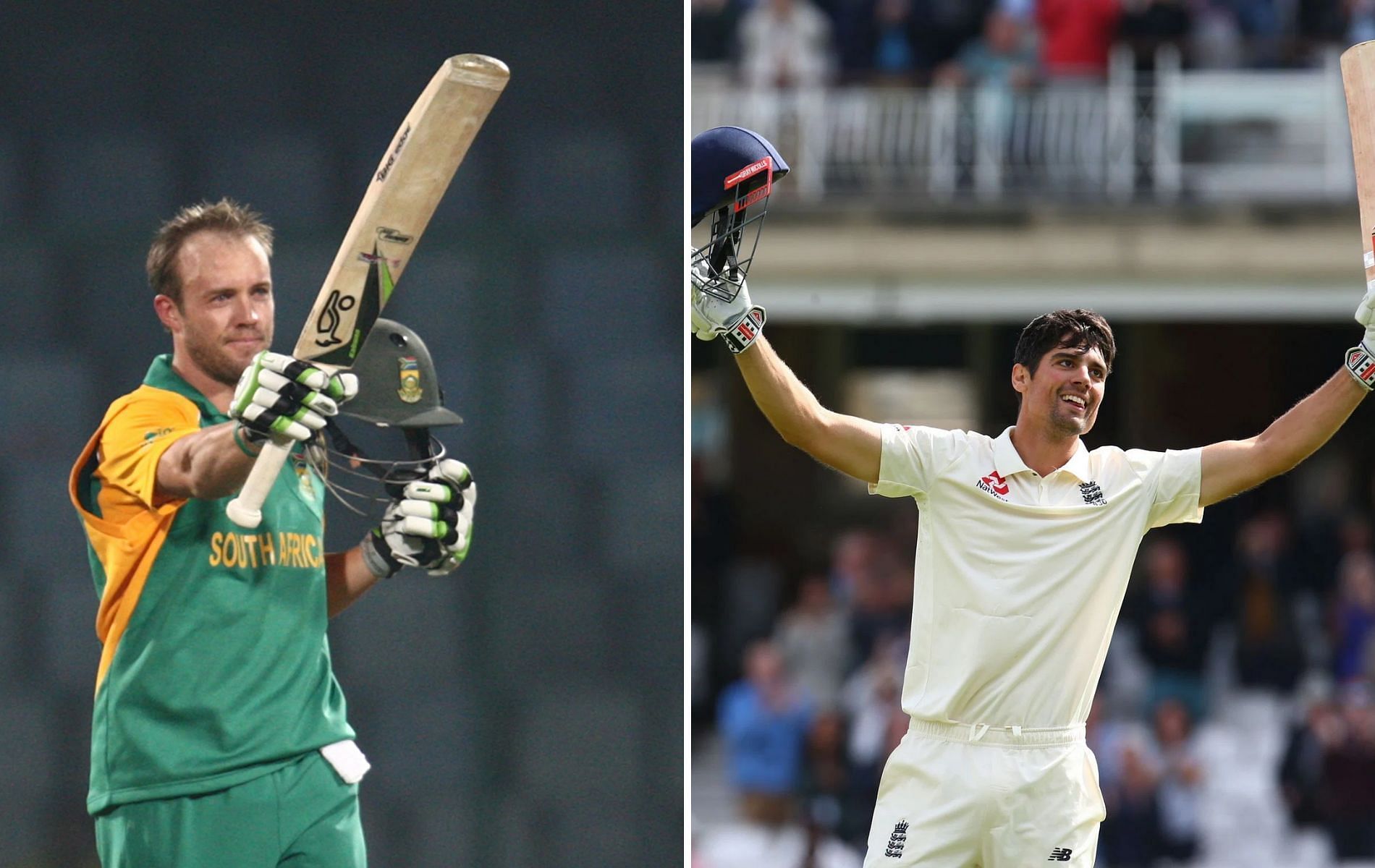 De Villiers and Cook were two of the best batters of the 2010s [Credit: Getty]