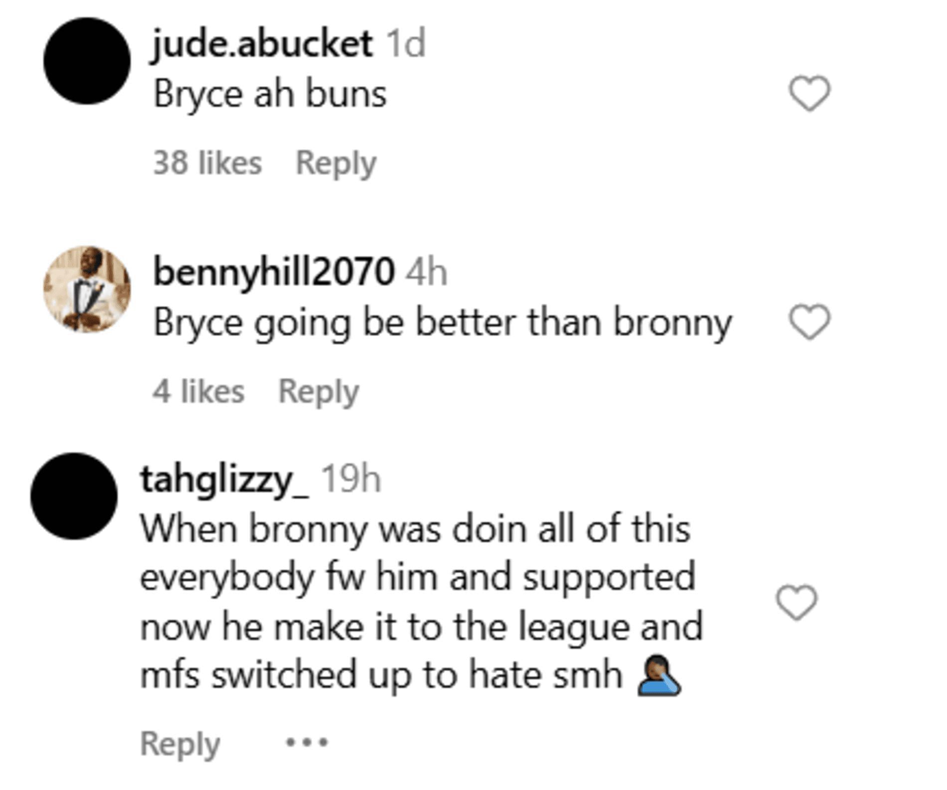 Fans react to Bronny and Bryce James&#039; defensive prowess (Source: Instagram/slam_hs)