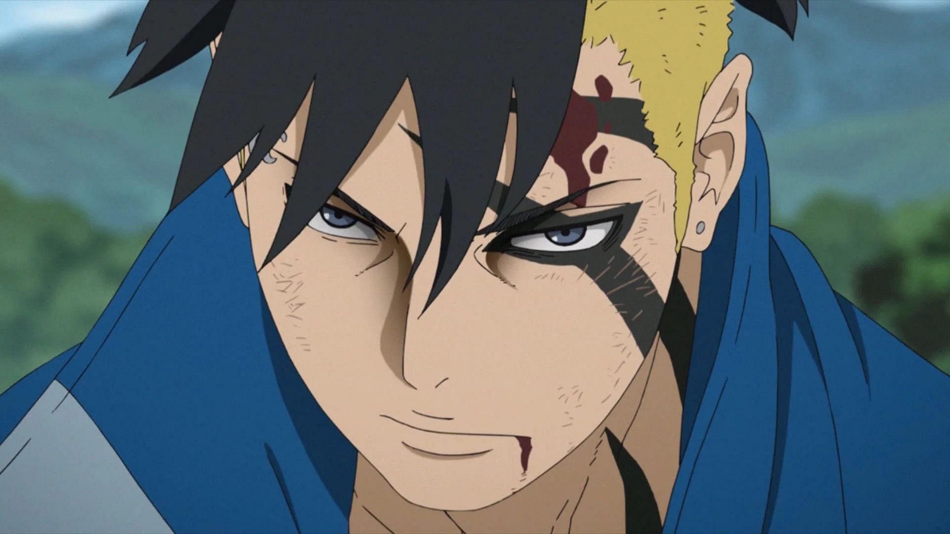 Kawaki&#039;s Karma as shown in the anime (Image via Studio Pierrot)