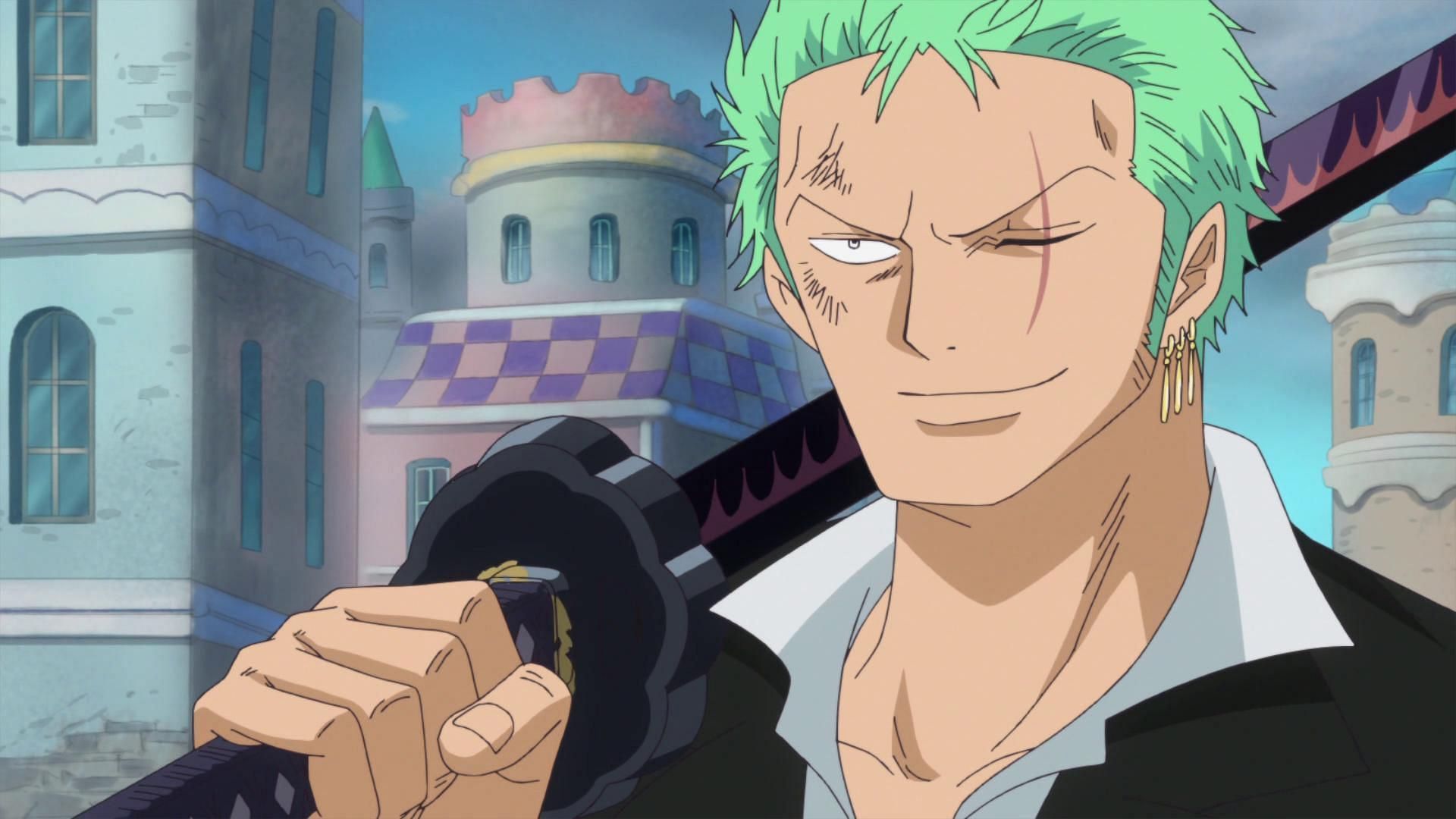 Zoro as seen in One Piece (Image via Toei Animation)