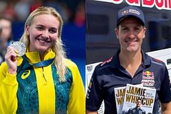 Olympic Champion Ariarne Titmus meets Supercars Championship driver Jamie Whincup as she links up with Red Bull Ampol Racing