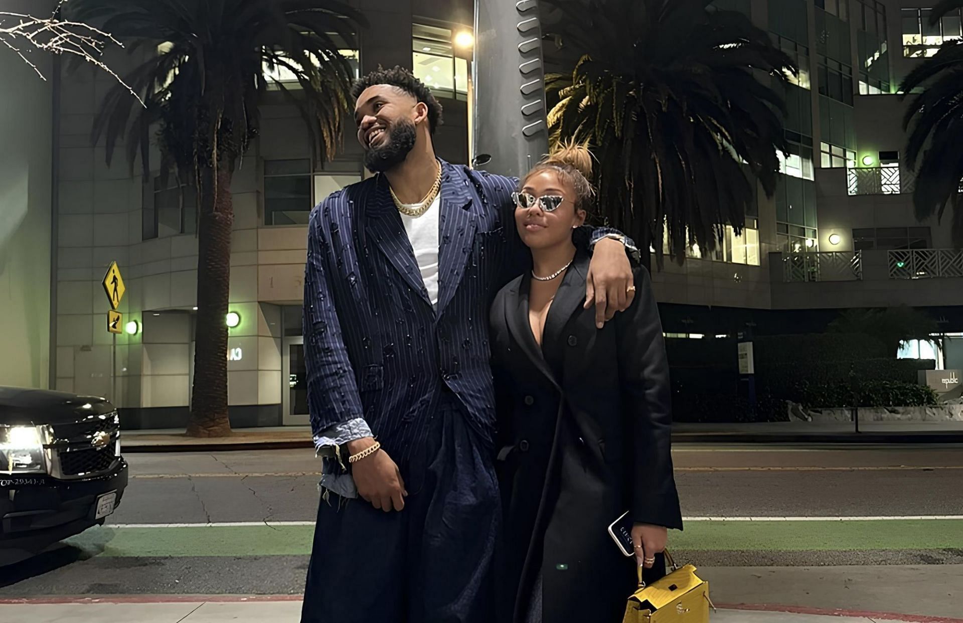 Why fans speculating Karl-Anthony Towns and Jordyn Woods are engaged? Looking at millionaire model