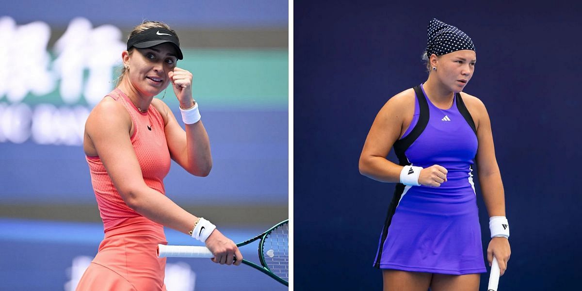 Paula Badosa (L) vs Diana Shnaider (R) preview, (Source: Getty Images)