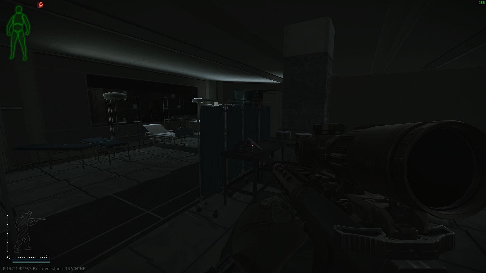 The third chemical container spawns inside of the metal case where the laser is pointing (Image via Battlestate Games)