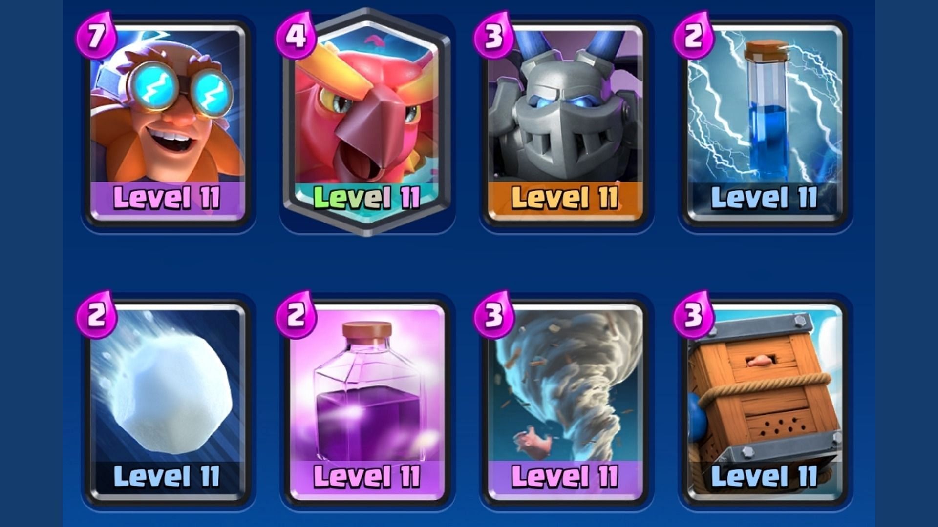 Many Spooky Event decks run four spells (Image via Supercell)