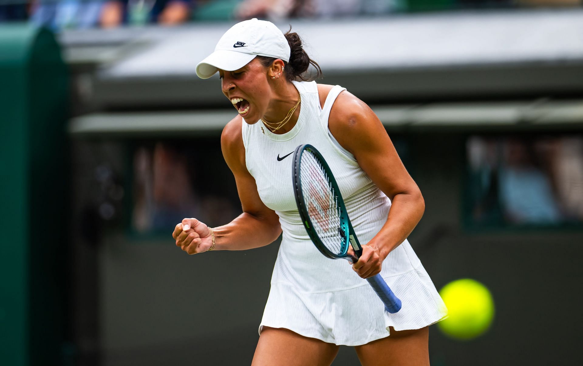 Madison Keys at the 2024 Wimbledon Championships (Image source: Getty)