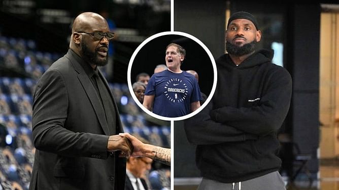 Shaquille O'Neal teases potential partnership with LeBron James & Mark Cuban for NBA team