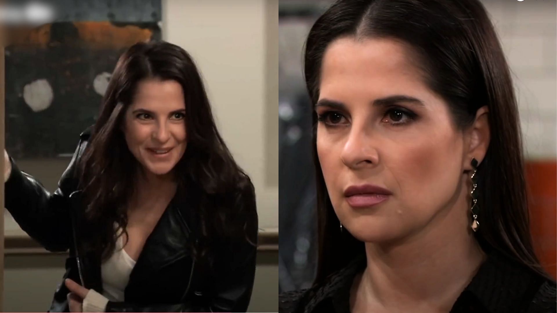 Sam in different scenes from the soap (Image via YouTube/General Hospital)