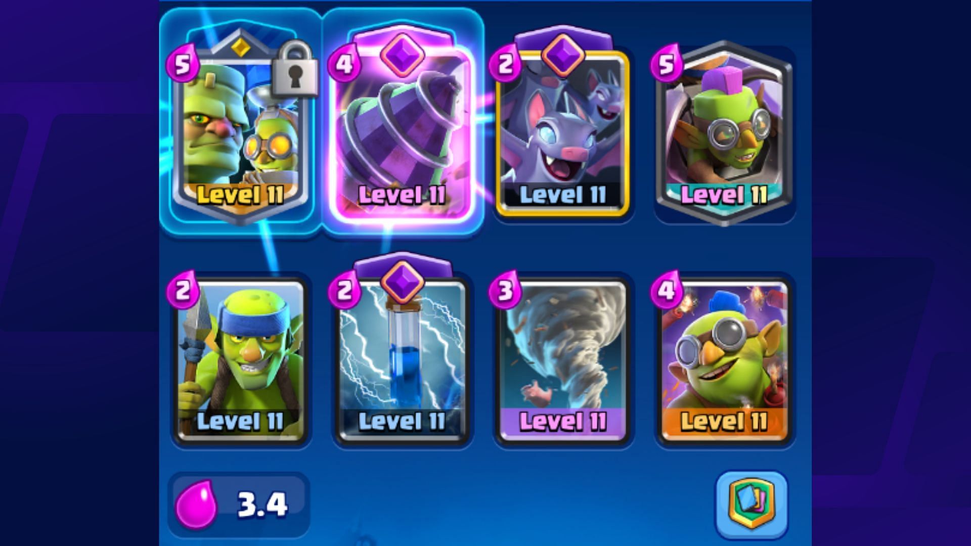 The Goblinstein Goblin-Force deck (Image via Supercell)