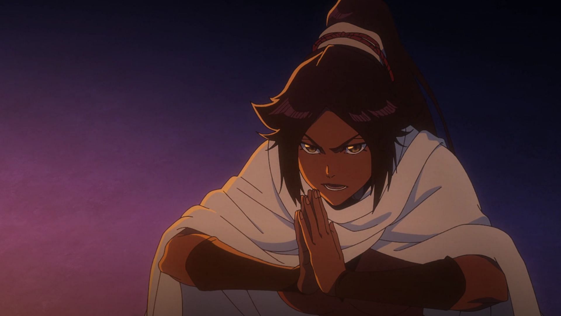 Yoruichi as seen in Bleach TYBW Part 3 Episode 4 (Image via Pierrot Films)